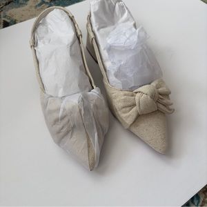 ASOS Wide Natural Pointed Heel